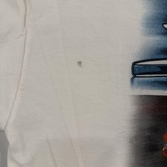Vintage Jeff Gordon Shirt Mens Large White NASCAR Daytona 500 Chase Graphic Tee - Picture 9 of 9